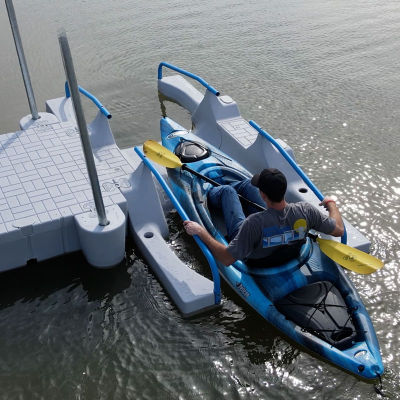 floating kayak launch dock by Snap Dock Orlando 